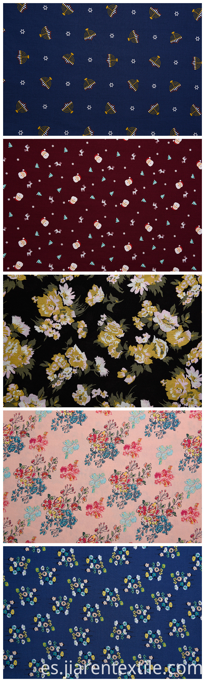 Unknow Flower Pattern Printed Fabrics